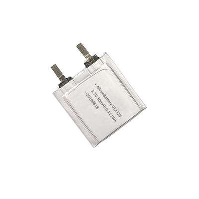 3,7 V 30 mAh LiPo-Akku 1 mm ultradünne Li-Polymer-Akkuzelle 012323