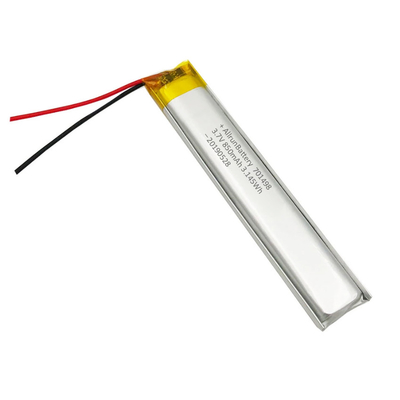 Leichter 3,7 V 850 mAh LiPo-Akku Ultraschmale Custom LiPo-Akkus