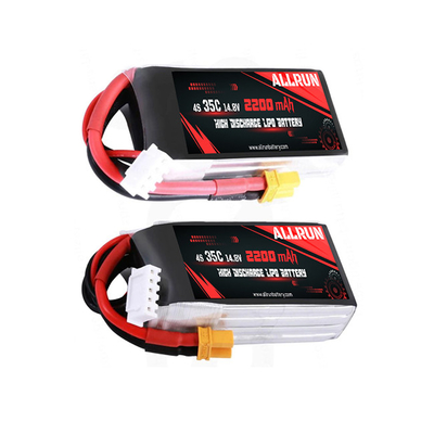 35C 14,8 V LiPo-Akku Hohe C-Rate 4S 2200 mAh LiPo-Akku