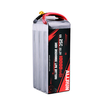 22,2 V 6S 10000 mAh LiPo-Akku 25C LiPo-Akku mit hoher C-Rate