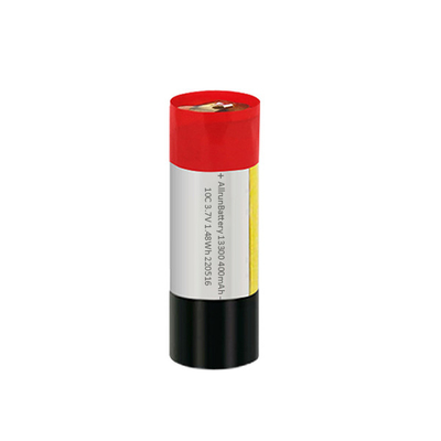 TBD 3,7 V 400 mAh Kundenspezifischer LiPo-Akku 13300 Zylindrischer Li-Polymer-Akku