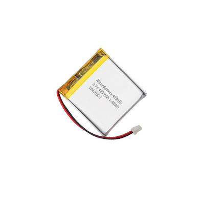 Quadratischer LiPo-Akku 400mAh 1C 3,7 V Li-Polymer-Akku