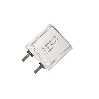 3,7 V 30 mAh LiPo-Akku 1 mm ultradünne Li-Polymer-Akkuzelle 012323