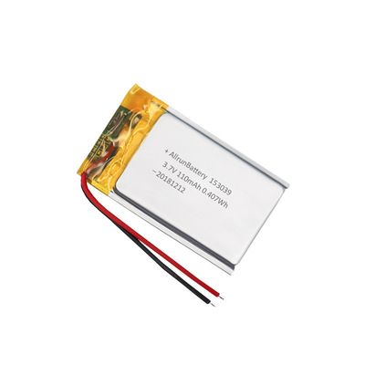 3,7 V 110 mAh LiPo-Akku / Ultradünne wiederaufladbare Lithium-Polymer-Akkus