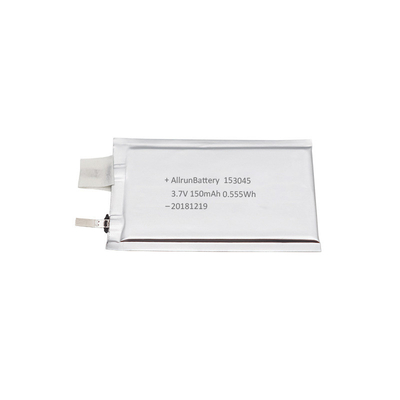 Ultraflacher LiPo-Akku 3,7 V 150 mAh Wiederaufladbarer Lithium-Polymer-Akku