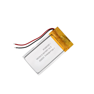 160 mAh 163050 Wiederaufladbarer Lithium-Ionen-Polymer-Akku 3,7 V