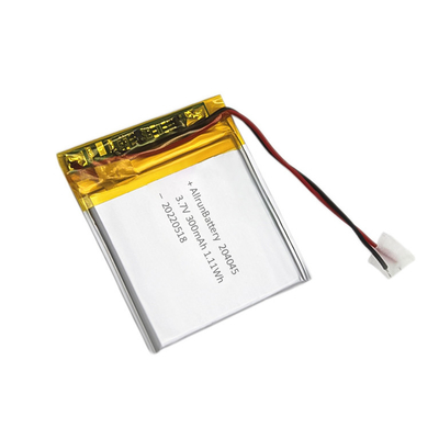 3,7 V 300 mAh Ultradünne LiPo-Batterie Kundenspezifische Lithiumbatterie 204050