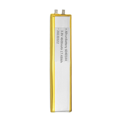 Stabilität 4600 mAh 3,8 V benutzerdefinierter LiPo-Akku, ultraschmal für Erkennungsinstrumente
