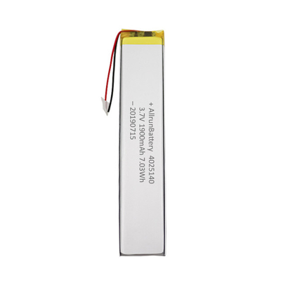 1900 mAh 3,7 V Custom LiPo Akku Ultraschmal Wiederaufladbar Hohe Zuverlässigkeit