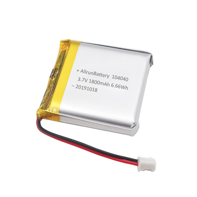 Kundenspezifischer wiederaufladbarer medizinischer Lithium-Akku LiPo 3,7 V 1800mAh