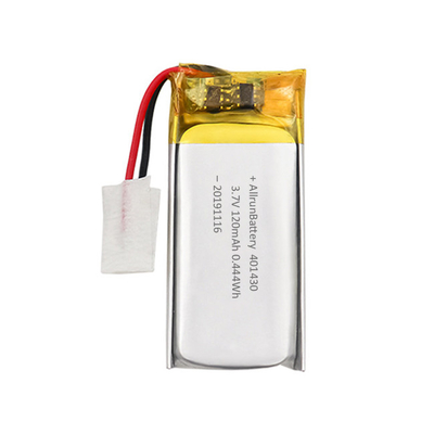 3,7 V 120 mAh LiPo-Akku Wiederaufladbarer benutzerdefinierter Lithium-Poly-Akku 1C
