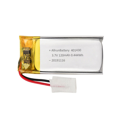 3,7 V 120 mAh LiPo-Akku Wiederaufladbarer benutzerdefinierter Lithium-Poly-Akku 1C