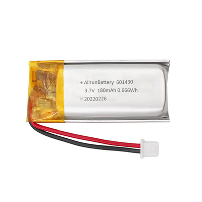 Benutzerdefinierte 3,7 V 180 mAh LiPo-Batterie 1C wiederaufladbare Li-Poly-Batterie