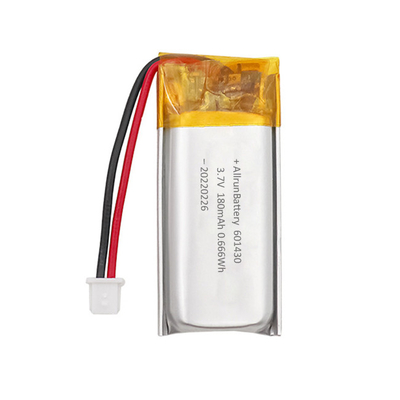 Benutzerdefinierte 3,7 V 180 mAh LiPo-Batterie 1C wiederaufladbare Li-Poly-Batterie
