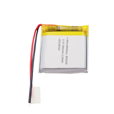 Leistungsstarker medizinischer Lithium-Akku Wiederaufladbarer 3,7 V 700 mAh LiPo-Akku
