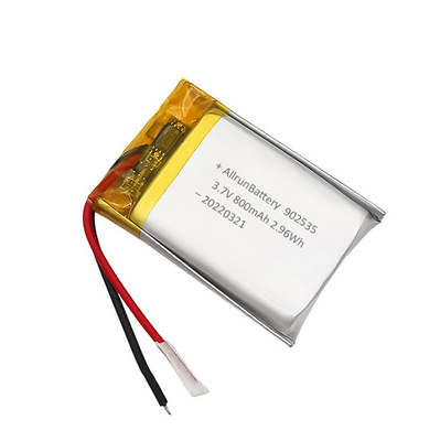 Wiederaufladbarer leichter LiPo-Akku 800 mAh 3,7 V 902535 für medizinische Geräte