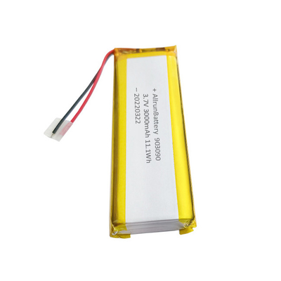 Kundenspezifischer wiederaufladbarer Lithium-Polymer-Akku 3,7 V 3000 mAh 903090