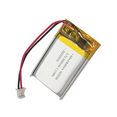 Leichter rechteckiger Lithium-Polymer-Akku 602030 LiPo-Akku 3,7 V 300 mAh