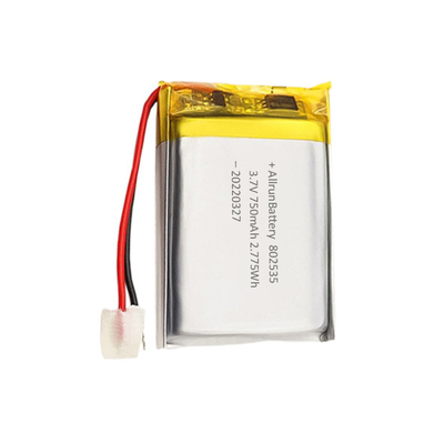 Rechteckiger Lithium-Polymer-Akku Sicherheit 3,7 V 750 mAh LiPo-Akku
