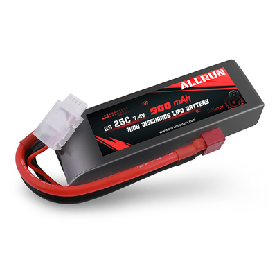 25C 2S 500mAh 7,4V LiPo-Akku mit hoher Entladung für Elektrowerkzeuge