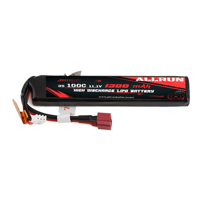RC 100C 11,1 V Li-Polymer-Akku Hohe C-Rate 3S 1300 mAh LiPo-Akku