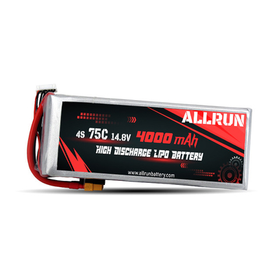 75C 4000mAh 4S LiPo-Akku 14,8 V LiPo-Akku mit hoher C-Rate
