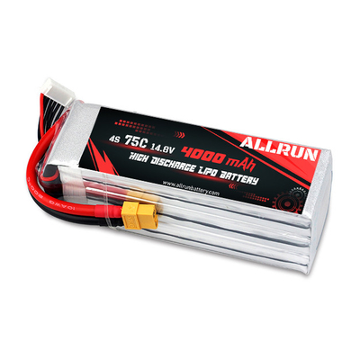75C 4000mAh 4S LiPo-Akku 14,8 V LiPo-Akku mit hoher C-Rate