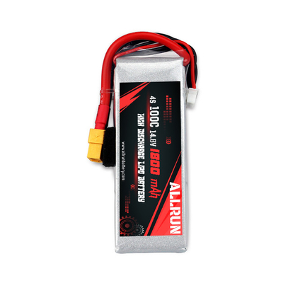 Wiederaufladbarer 100C 1800mAh 4S LiPo-Akku Hohe C-Rate 14,8V LiPo-Akkupack