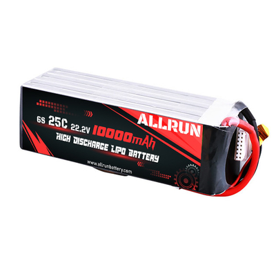 22,2 V 6S 10000 mAh LiPo-Akku 25C LiPo-Akku mit hoher C-Rate