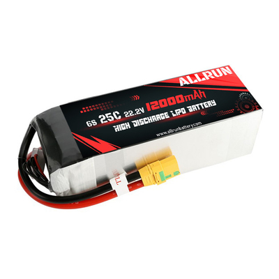 RC 25C 6S 12000 mAh LiPo-Akku 22,2 V Akku mit hoher C-Rate