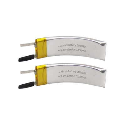VR Akku Li Polymer 3,7 V 43mAh gebogener Akku LiPo