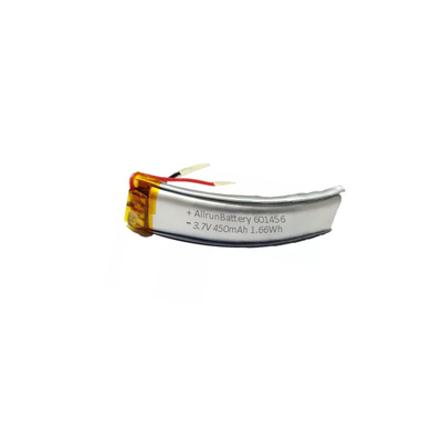Leistungsstarker gebogener Lithium-Polymer-Akku 601456 3,7 V 450 mAh LiPo-Akku