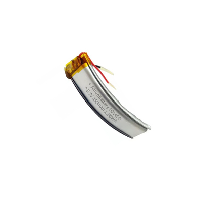 Leistungsstarker gebogener Lithium-Polymer-Akku 601456 3,7 V 450 mAh LiPo-Akku