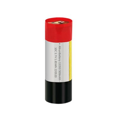 10C 3,7 V 500 mAh benutzerdefinierte LiPo-Batterie Leichte zylindrische Li-Polymer-Batterie