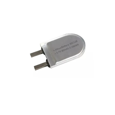 302128 3,7 Vorwurfs-Strom-formen kundenspezifische Lithium-Polymer-Körperverletzung V 80mAh 1C, U neue LiPo-Körperverletzung