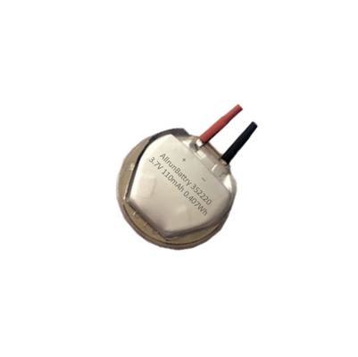 Leistungsfähige kundenspezifische neue LiPo-Batterie 3,7 V 110mAh mit Hexagon-Form 352220, Lithium-Ionenpolymer-Batterien