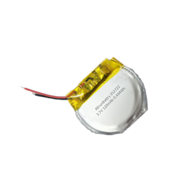 Kundenspezifischer runder Lithium-Polymer-Akku 3,7 V 120 mAh LiPo-Akku