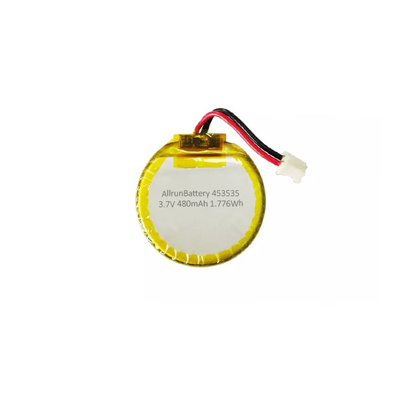 Runder 3,7-Volt-Lithium-Polymer-Akku 480 mAh LiPo-Akku wiederaufladbar