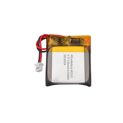 1C Langlebiger IoT-Akkupack Wiederaufladbarer quadratischer 3,7-V-150-mAh-LiPo-Akku