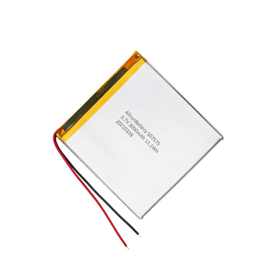 Wiederaufladbarer viereckiger Li-Ionen-Polymer-Akku 3,7 V 3000 mAh LiPo-Akku