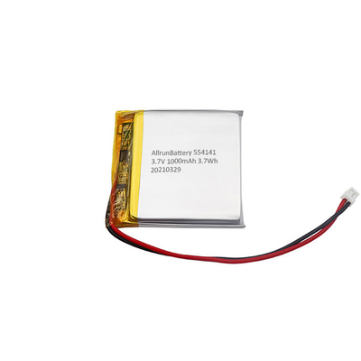 Quadratischer wiederaufladbarer Lithium-Polymer-Akku 1000mAh LiPo-Akku 3,7 V