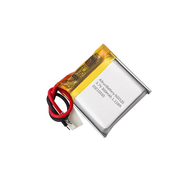 1C 3,7 V 300 mAh Lithium-wiederaufladbarer Polymer-Akkupack 602525
