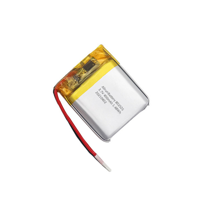 3,7 V 400 mAh quadratischer wiederaufladbarer Li-Po-Akku mit langer Lebensdauer 802525