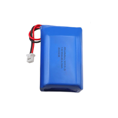 2S1P Lithium-Akkupack Leistungsstarker 7,4 V 850 mAh Lithium-Polymer-Akku