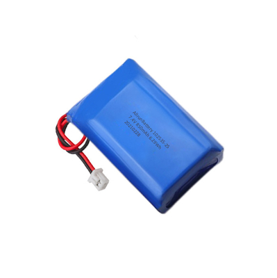 2S1P Lithium-Akkupack Leistungsstarker 7,4 V 850 mAh Lithium-Polymer-Akku