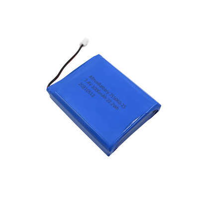 2S1P 7,4 V 3000 mAh Medizinischer Lithium-Akku Leistungsstark wiederaufladbar
