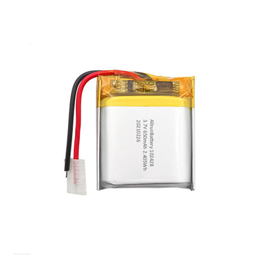 Kundenspezifischer 3,7 V 650 mAh LiPo-Akku 1C Wiederaufladbarer Lithium-Polymer-Akkupack