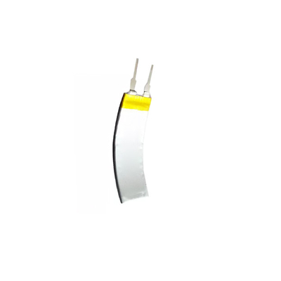 3,7 V 180 mAh Tragbarer Akku Leistungsstarker gebogener LiPo-Akku