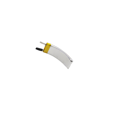 3,7 V 30 mAh 250727 Wiederaufladbarer gebogener LiPo-Akku für tragbare Produkte