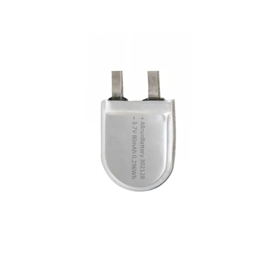 302128 3,7 Vorwurfs-Strom-formen kundenspezifische Lithium-Polymer-Körperverletzung V 80mAh 1C, U neue LiPo-Körperverletzung